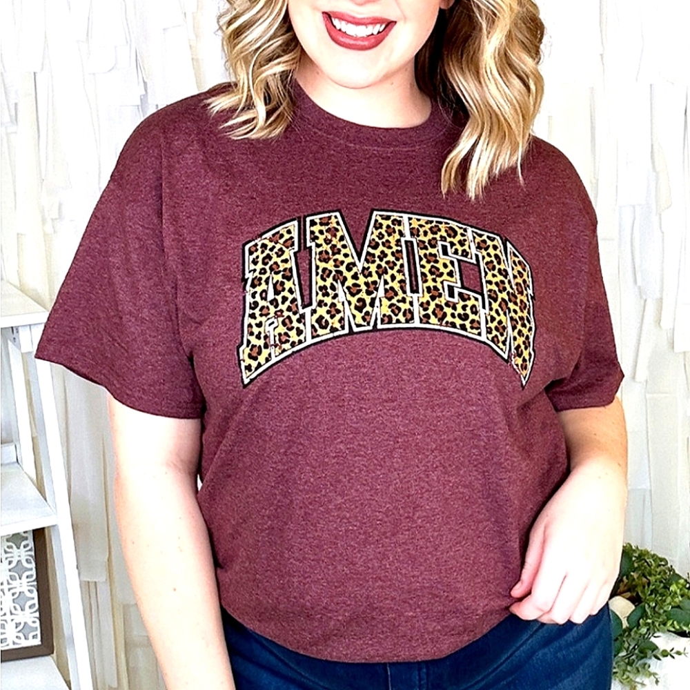 NEW Amen Leopard Tee